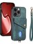 IPhone 15 Için Kılıf Pro Ayrılabilir Kordon Kart Yuvası Çok Fonksiyonlu (Yurt Dışından) 2
