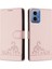 Motorola Moto G34 Kedi Rfıd Kart Yuvası Tutucu Kickstand Cüzdan Için Kılıf (Yurt Dışından) 1