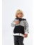 (SCE-1331) Serbend Kıds Düşük Omuz Erkek Çocuk Kapüşonlu Fermuarlı Sweatshirt 4