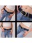 Kadın Moda Gold Renk Tokalı Tek Parça Deri Lacivert Kemer Genişlik 3.8cm=amz-08 4