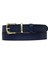 Deri Gold Tokalı Metal Köprülü Lacivert Kadın Kemeri 3 Cm=2li-3cm-Kd-42-Gold.tk 5