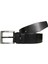 Deri 2'li Set Kot Spor Kemer; Siyah Lacivert 4 5 Cm=2li-Hsn-01.03 4