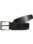 Deri 2'li Set Kot Spor Kemer; Siyah Taba 4 5 Cm=2li-Hsn-01.04 4