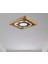 60X60 cm Ahşap Çerçeve Avize LED Aydınlatma 3