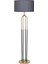 Tekno Trust 1 Houston Eskitme Mat Gold Detaylı Metal Lambader - Antrasit 1