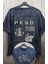 Oversize Peso Pluma Sırt Baskılı Yıkamalı T-Shirt, Unisex Müzik Temalu Retro Tişört 1
