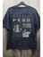 Oversize Peso Pluma Sırt Baskılı Yıkamalı T-Shirt, Unisex Müzik Temalu Retro Tişört 2