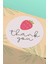 Thank You Sticker Teşekkürler Etiketi Pembe Çilek Kargo Paketleme Etiketi - 90 Adet - ST2233 1