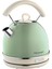2 Yıl Vintage Kettle ve Iki Hazneli Ekmek Kızartma Makinesi Yeşil 50 Hz Bej 220 - 240 V 2000 W ve A 4