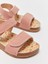 Steps Baskılı Kız Bebek Sandalet 4
