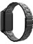 Xiaomi Mi Band 7 Pro ile Uyumlu Bakla İşlemeli Metal Kordon 2