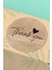 Thank You Sticker Kraft Görünümlü Ambalaj Kargo Paketleme Ürün Etiketi - 90 Adet - ST2204 1