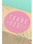 Thank You Sticker Teşekkürler Etiketi Pembe Renkli Kargo Paketleme Etiketi - 90 Adet - ST2129 1