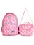 MU-004 Flamingo Okul Sırt Çantası 2'li Set Pembe 1