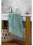 Manamo Home Copen Jakarlı 2'Li Banyo Havlu Seti Cameo Yeşil / Antrasit 50x85 Cm 70x140 Cm 2