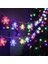 3m Kar Tanesi LED Işıkları Noel Süslemesi - Çok Renkli (Yurt Dışından) 1