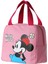 Mickey Mouse Lisanslı Kare Yiyecek Çantası Pembe 2