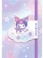 Sanrio Lisanslı A5 Lastikli Ciltli Defter (80 Yaprak) - Kuromi 1