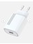 3.0 Type-C Şarj Seti Qualcomm SW-CA46C Beyaz QC18W 2