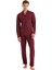 Erkek Pijama Takımı 40578 - Bordo 1