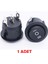 Yuvarlak 3 Pin Anahtar Rocker Switch Mini Buton Siyah 3 Durumlu 1