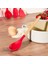 Cook Love Silikon Başlıklı Ahşap Kaşık - Renkli - 32 cm 1