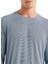 Erkek T-Shirt 40595 - Mavi 4