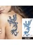 1 Ay Kalıcı Gerçekçi Anka Kuşu 12 Saat Sonra Kararan Geçici Dövme Tattoo 1