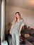 Khaki Green Gömlek Pantolon Pijama Takımı 3
