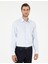 Erkek Açık Mavi Regular Fit Armürlü Uzun Kollu Gömlek 50294729-VR003 1