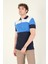 Erkek Üç Renkli Polo Yaka T-Shirt Lacivert 5