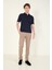 Erkek Süprem Kumaş Cepli Polo Yaka T-Shirt Lacivert 5