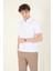 Erkek Polo Yaka Cepli T-Shirt Beyaz 4