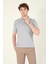 Erkek Polo Yaka Cepli T-Shirt Gri 1