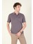 Erkek Polo Yaka Cepli T-Shirt Mor 3