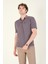 Erkek Polo Yaka Cepli T-Shirt Mor 5