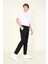 Erkek Duble Paça Jogger Pantolon Siyah 2