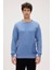 Bad Bear Erkek Mavi Marlow Crewneck Sweatshirt 24.02.12.009-C136 1