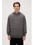 Erkek Gri Drake Hoodie Os Sweatshirt 24.02.12.014-C118 1