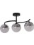 Modern Siyah 3'lü LED Avize, Salon, Mutfak, Yatak Odası İçin Şık Aydınlatma 1