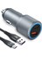 USB Type C Araç Şarj Cihazı - 2 Port, Hızlı Şarj 48W Çakmaklık Adaptörü 1