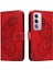 Oppo A3 Pro 5g Için Flip Case Ayrılabilir El Kayışı ile Kabartmalı Kelebek (Yurt Dışından) 1