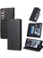 Samsung Galaxy S23 Artı Kickstand Darbeye Tpu Kart Yuvası Için Flip Case (Yurt Dışından) 2