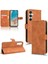Samsung Galaxy M35 Kickstand Pu Deri Yan Toka Kartı Için Flip Case (Yurt Dışından) 1