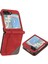 Samsung Galaxy Z Flip 6 Pu Deri Handy Standı Kart Yuvaları Kapak (Yurt Dışından) 5