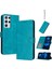 Samsung Galaxy S21 Ultra Saf Renk Pu Deri Toka ile Flip Case (Yurt Dışından) 1