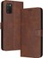 Toka Kickstand Saf Renk Pu ile Samsung Galaxy A02S Için Flip Case (Yurt Dışından) 1