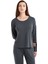 Kadın T-Shirt 60460 - Antrasit 1