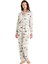 Kadın Pijama Takımı 51619 - Desenli 2