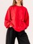 Kız Çocuk Ekstrafor Kalp Detaylı Tasarım Sweatshirt 4